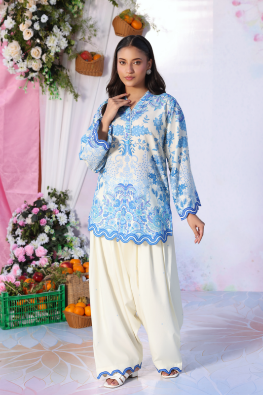 Blue Charm - Floral 2pc