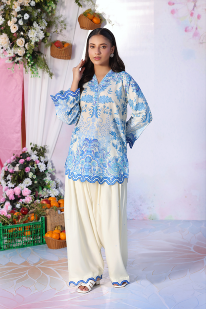 Blue Charm - Floral 2pc