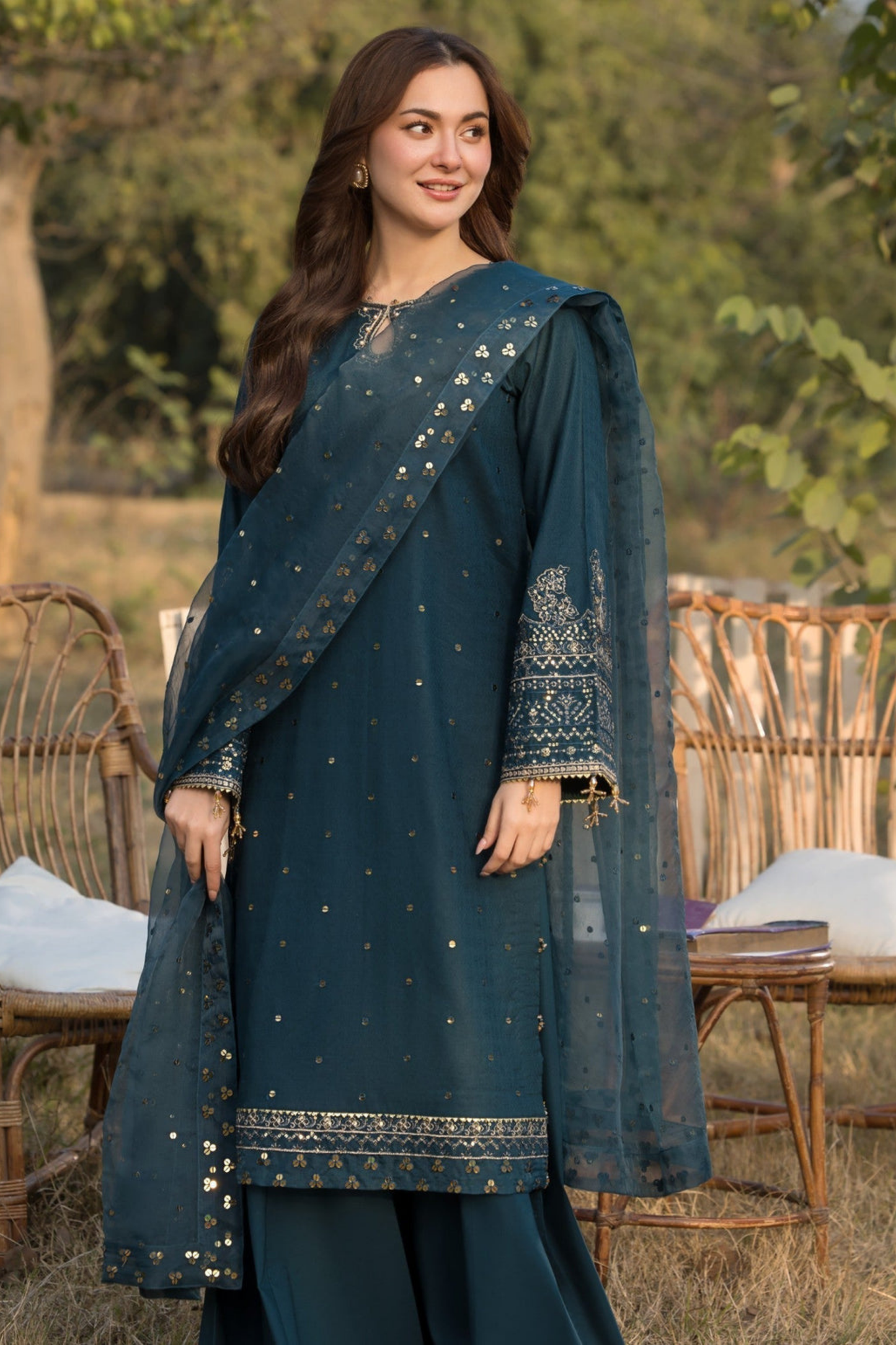 Meher Noor - Chiffon 3pc