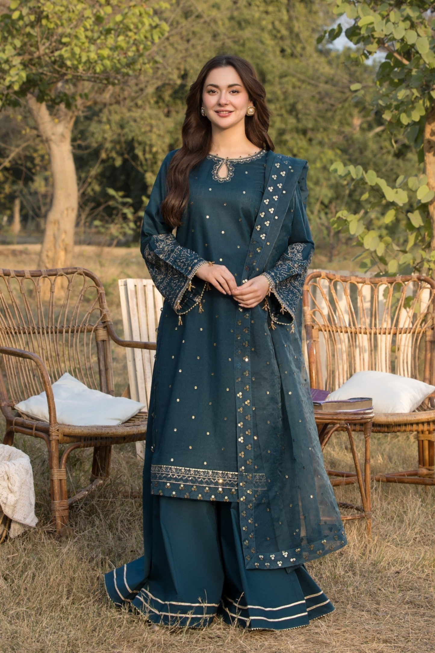 Meher Noor - Chiffon 3pc