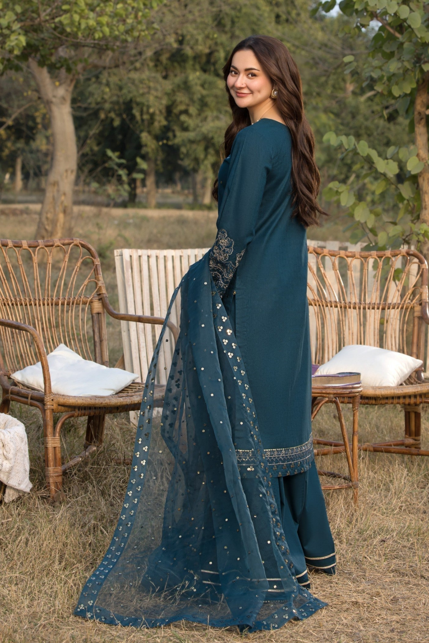 Meher Noor - Chiffon 3pc