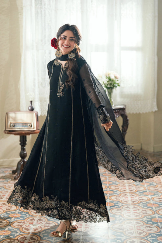 Raven Black - Embroidered 3pc