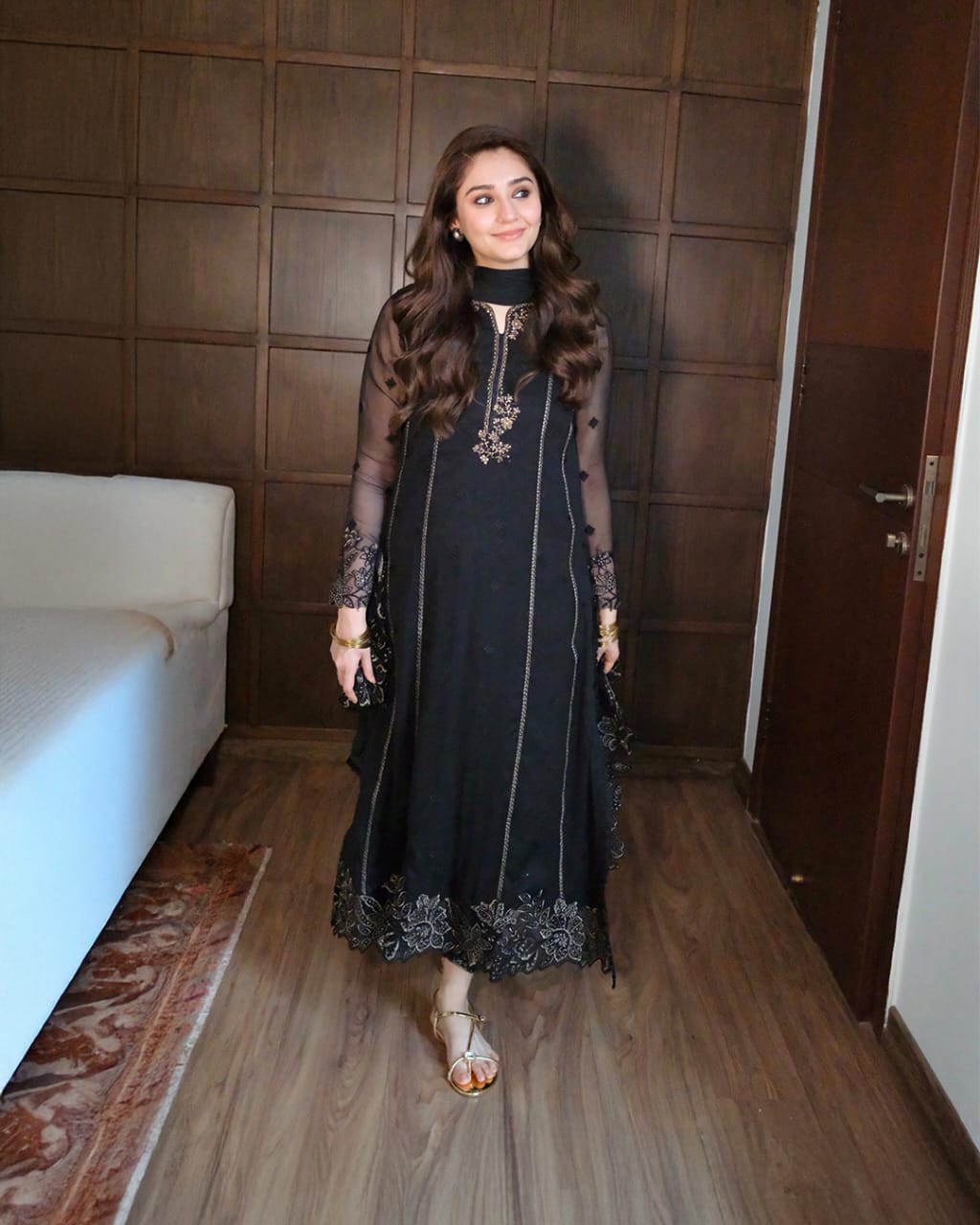 Raven Black - Embroidered 3pc Outfit