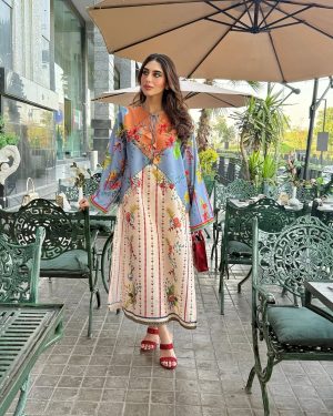 HIRA – Digital Print Stitched 2-Piece