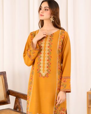 Mustard Cotton – 2-Piece Suit